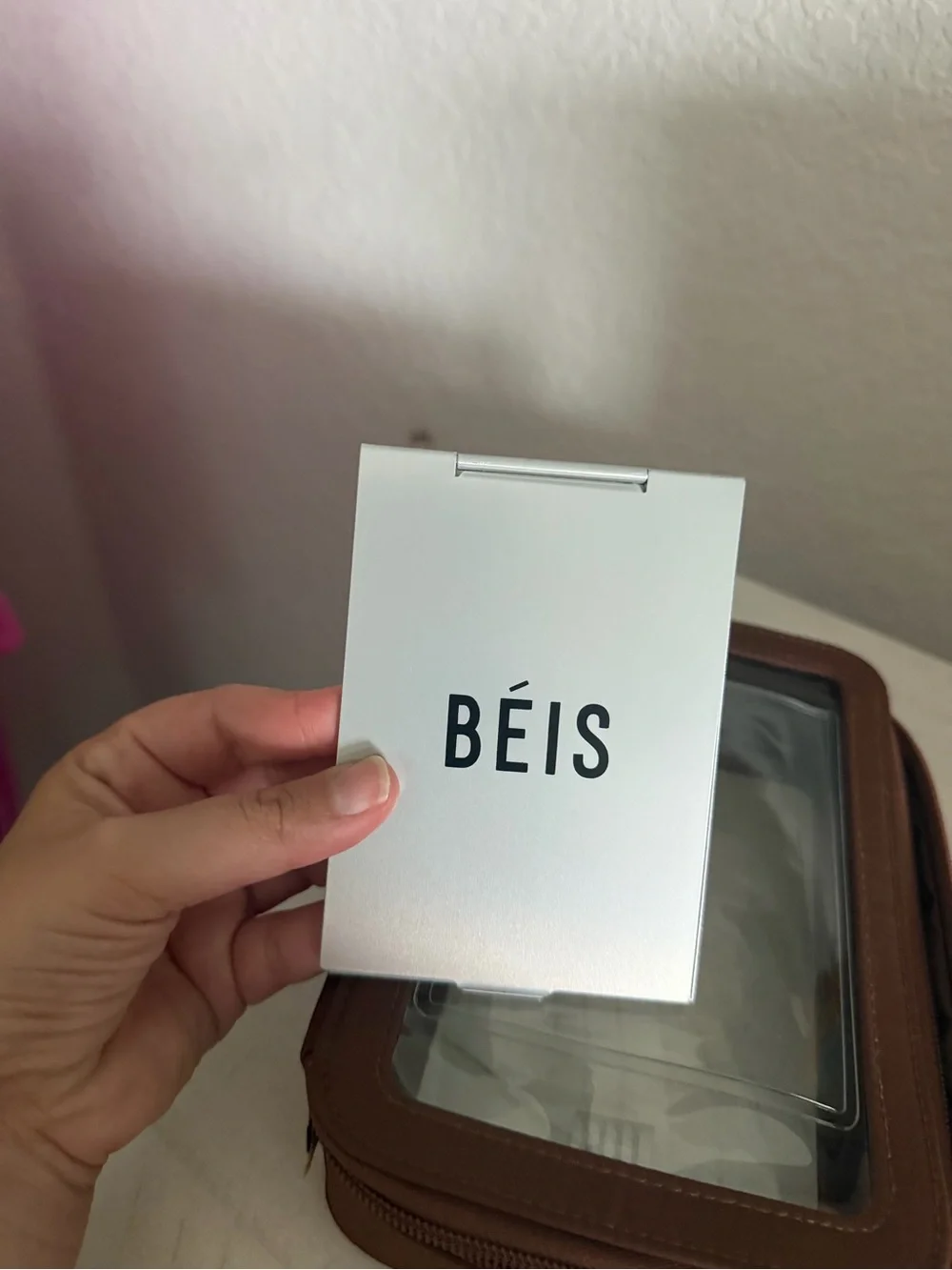 BÉIS in flight Cosmetic case Bag maple